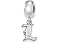 LogoArt Sterling Silver University Of Louisville Bead Charm Charm Xs Dangle Bead Charm