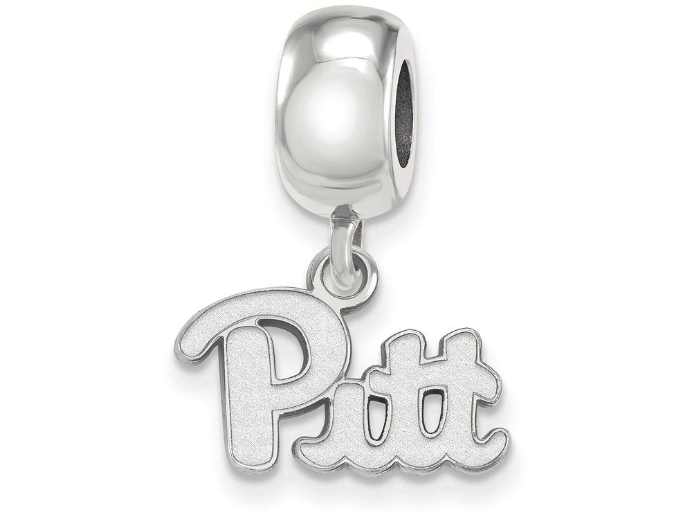 LogoArt Sterling Silver University Of Pittsburgh Bead Charm Charm Xs Dangle Bead Charm