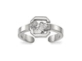 LogoArt Sterling Silver University Of South Carolina Toe Ring