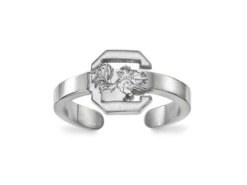 LogoArt Sterling Silver University Of South Carolina Toe Ring