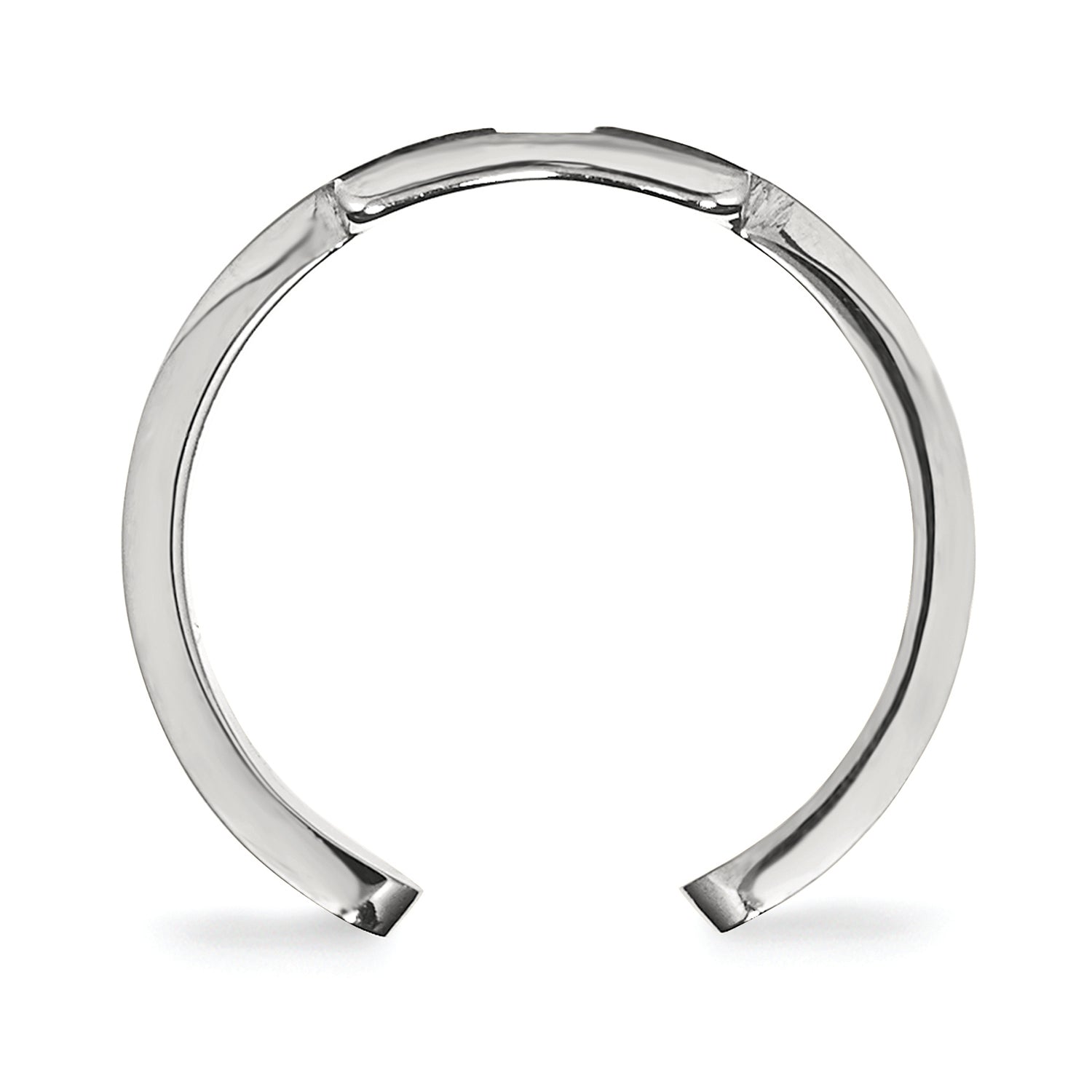 LogoArt Sterling Silver University Of Tennessee Toe Ring