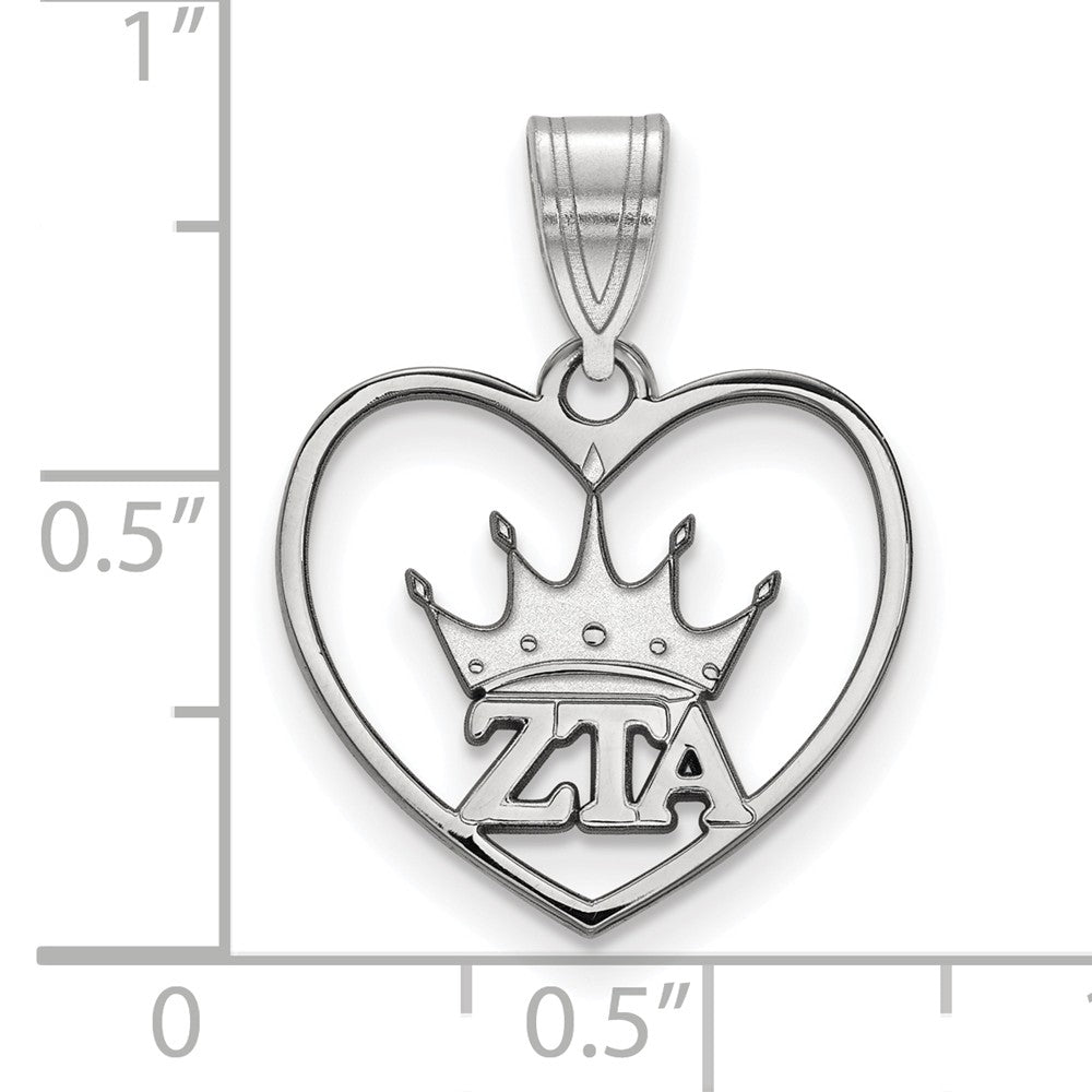 LogoArt Sterling Silver St. Louis Blues Large Enamel Pendant Necklace