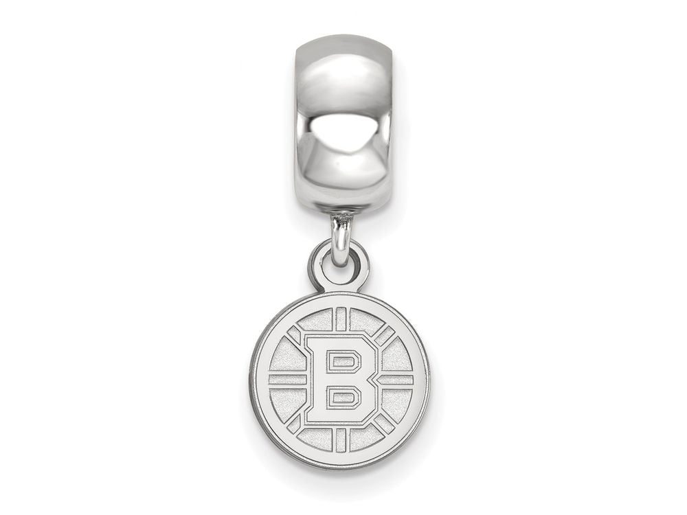 LogoArt Sterling Silver Boston Bruins Bead Charm Charm Xs Dangle Bead Charm