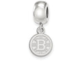 LogoArt Sterling Silver Boston Bruins Bead Charm Charm Xs Dangle Bead Charm