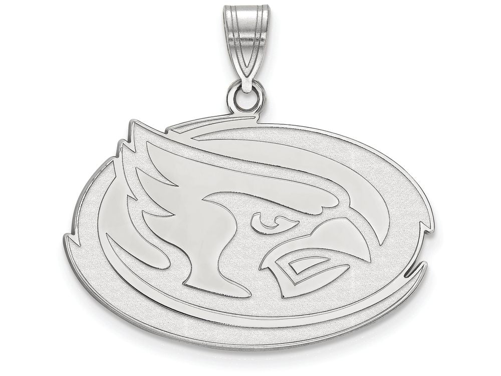 LogoArt Sterling Silver Iowa State University Large Pendant Necklace