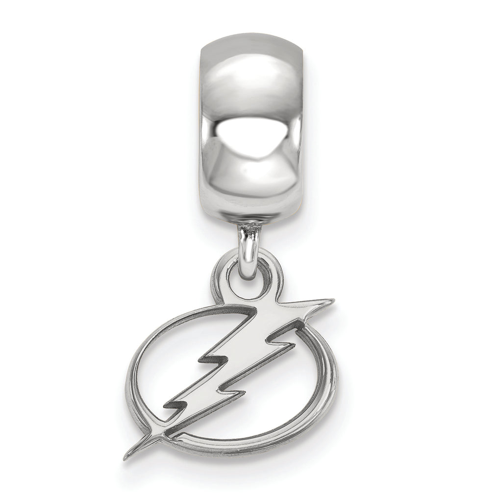 LogoArt Sterling Silver Tampa Bay Ligtning Bead Charm Charm Xs Dangle Bead Charm