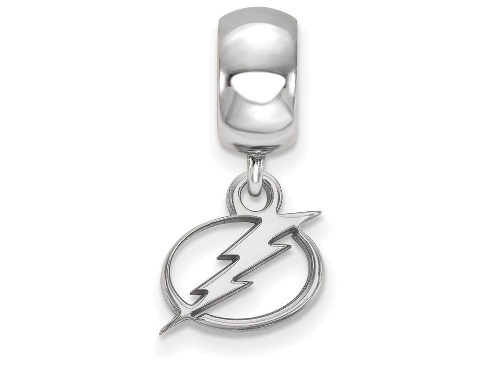 LogoArt Sterling Silver Tampa Bay Ligtning Bead Charm Charm Xs Dangle Bead Charm
