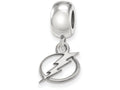 LogoArt Sterling Silver Tampa Bay Ligtning Bead Charm Charm Xs Dangle Bead Charm