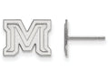 LogoArt Sterling Silver Montana State University Xs Post Earrings
