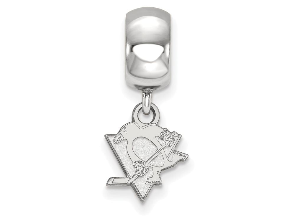 LogoArt Sterling Silver Pittsburgh Penguins Bead Charm Charm Xs Dangle Bead Charm