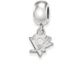 LogoArt Sterling Silver Pittsburgh Penguins Bead Charm Charm Xs Dangle Bead Charm