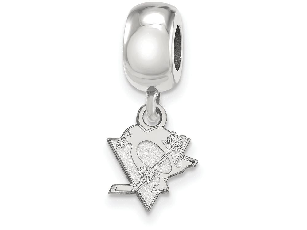LogoArt Sterling Silver Pittsburgh Penguins Bead Charm Charm Xs Dangle Bead Charm