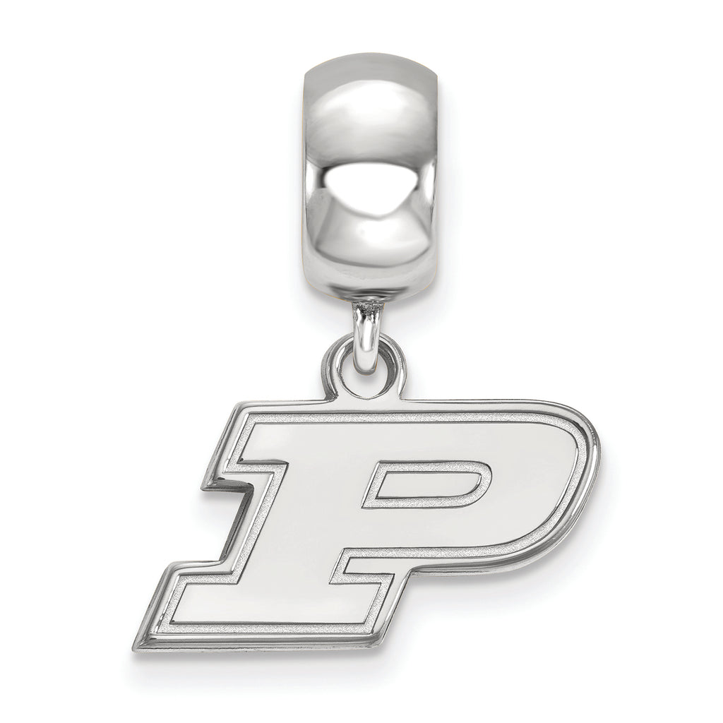 LogoArt Sterling Silver Purdue Bead Charm Charm Xs Dangle Bead Charm