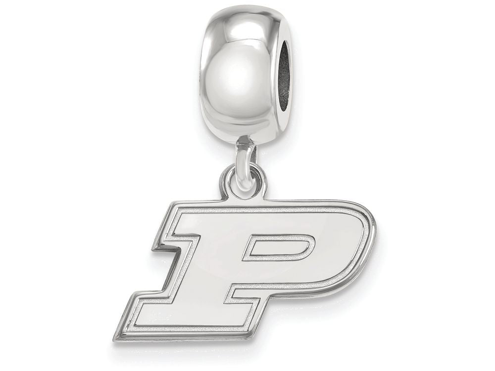 LogoArt Sterling Silver Purdue Bead Charm Charm Xs Dangle Bead Charm
