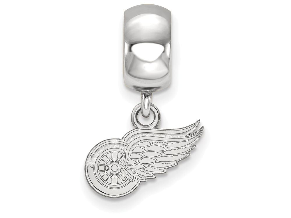 LogoArt Sterling Silver Detroit Red Wings Bead Charm Charm Xs Dangle Bead Charm