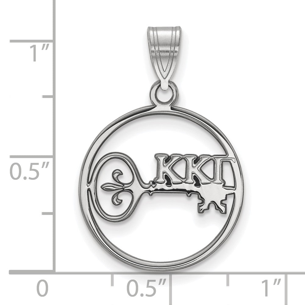 LogoArt Sterling Silver San Jose Sharks Large Enamel Pendant Necklace