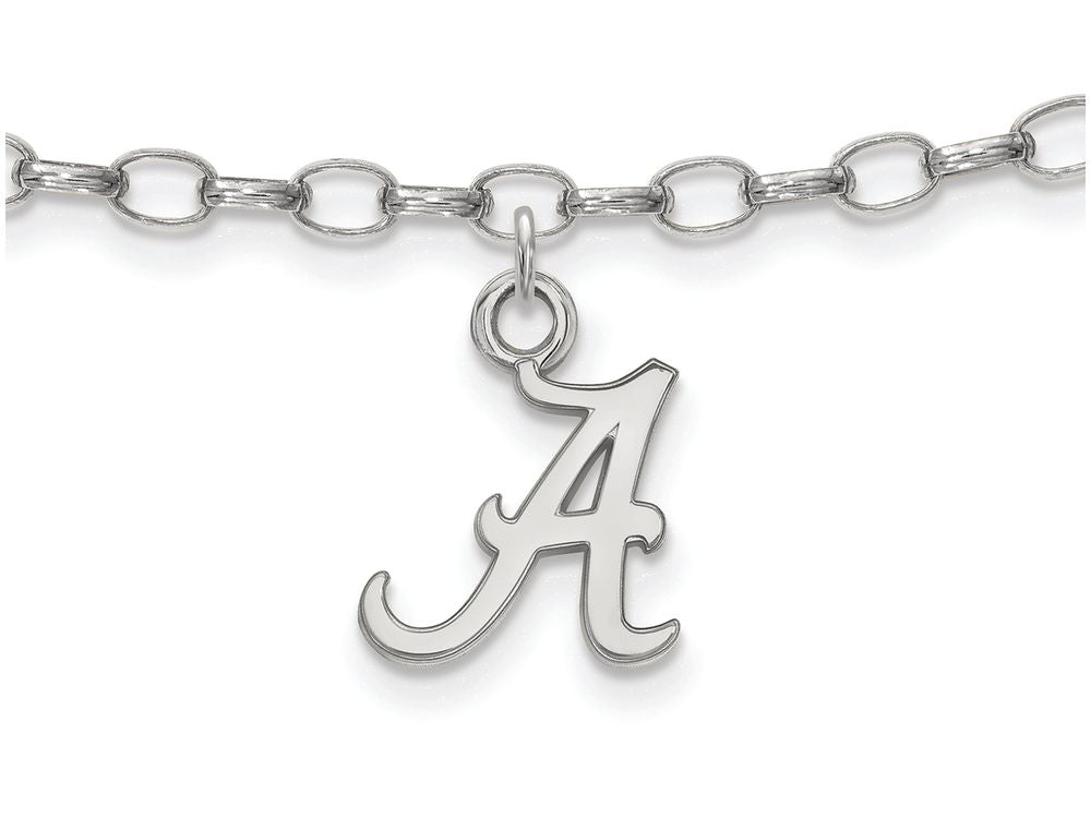 LogoArt Sterling Silver University Of Alabama Anklet