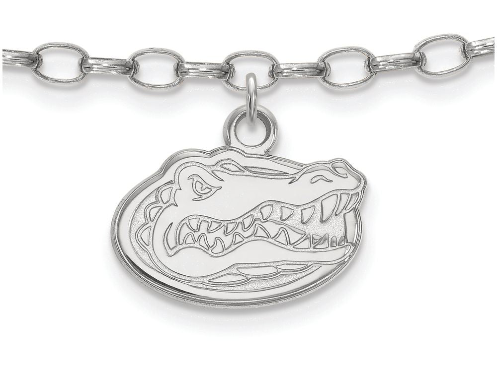 LogoArt Sterling Silver University Of Florida Anklet