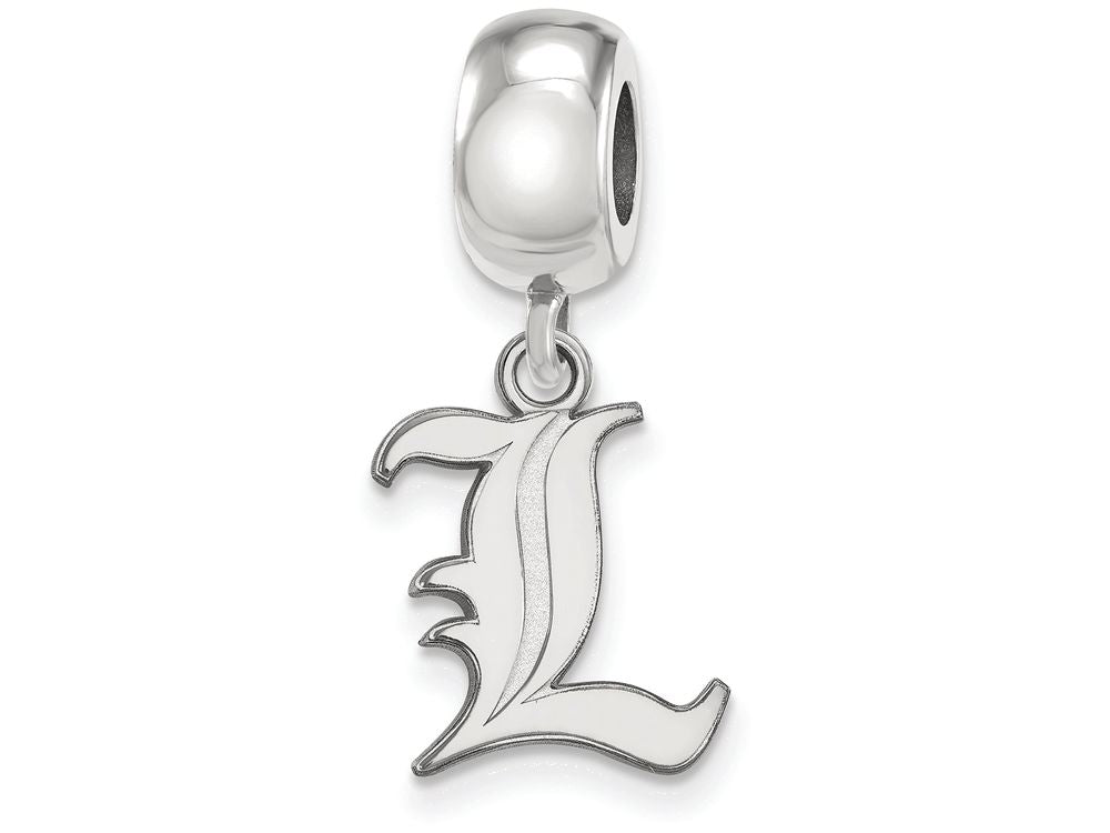 LogoArt Sterling Silver University Of Louisville Bead Charm Charm Small Dangle Bead Charm