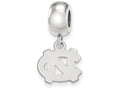 LogoArt Sterling Silver University Of North Carolina Bead Charm Charm Xs Dangle Bead Charm