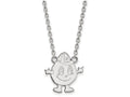 LogoArt Sterling Silver Syracuse University Large Pendant Necklace
