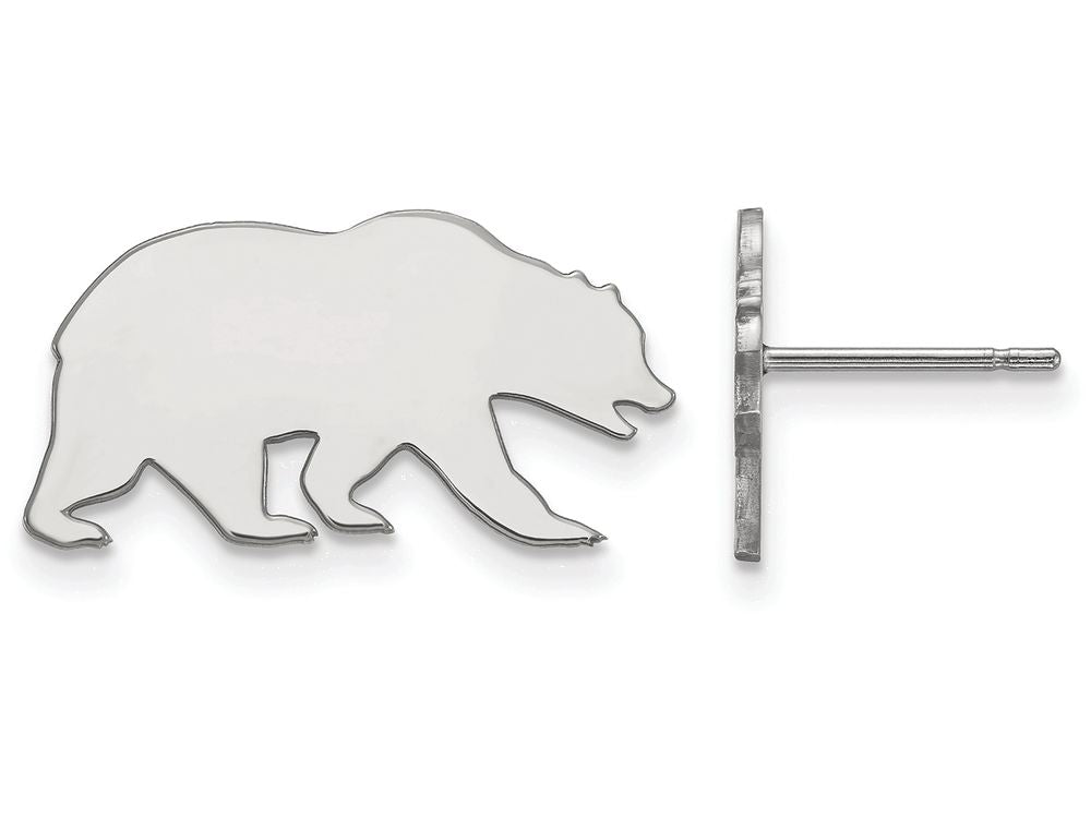 LogoArt Sterling Silver University Of California Berkeley Small Post Earrings