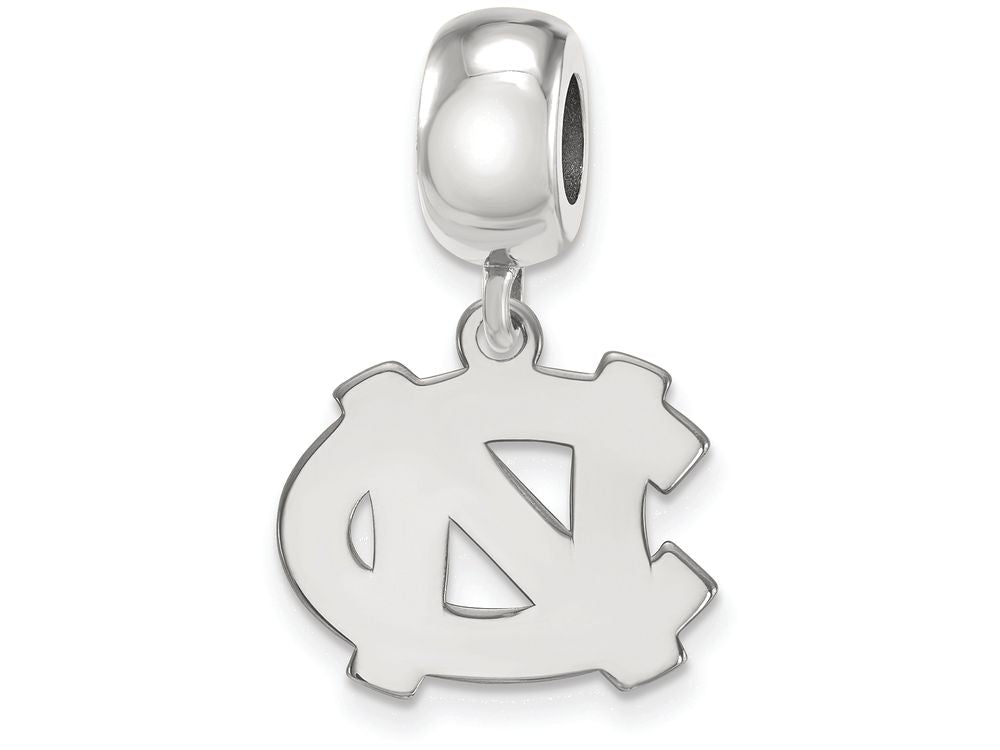 LogoArt Sterling Silver University Of North Carolina Bead Charm Charm Small Dangle Bead Charm