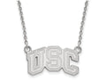 Logoart 925 Sterling Silver University Of Southern California Small Pendant Necklace