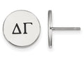 LogoArt Sterling Silver Delta Gamma Enameled Post Earrings