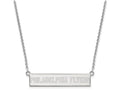 Logoart 925 Sterling Silver Philadelphia Flyers Small Bar Necklace