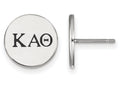 LogoArt Sterling Silver Kappa Alpha Theta Enameled Post Earrings