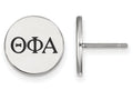 LogoArt Sterling Silver Theta Phi Alpha Enameled Post Earrings
