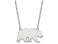 LogoArt Sterling Silver University Of California Berkeley Large Pendant Necklace