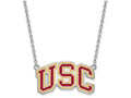 Logoart 925 Sterling Silver University Of Southern California Large Pendant Necklace