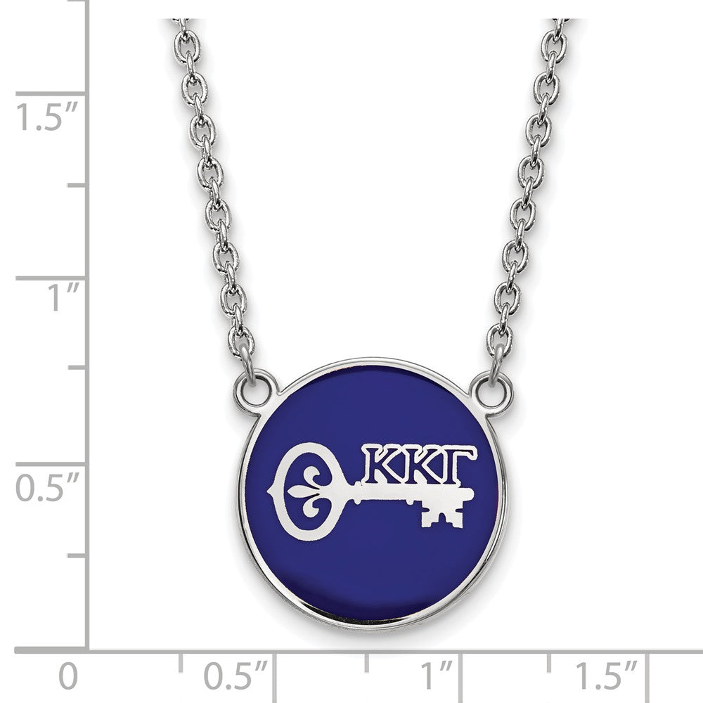 LogoArt Sterling Silver University Of Wisconsin Sm Pendant Necklace In Circle