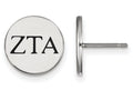 LogoArt Sterling Silver Zeta Tau Alpha Enameled Post Earrings