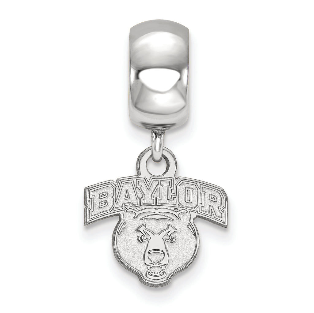LogoArt Sterling Silver Baylor University Bead Charm Charm Xs Dangle Bead Charm