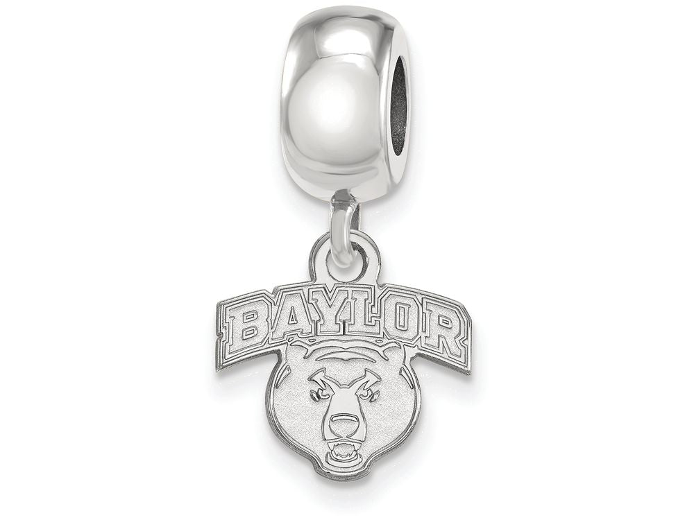 LogoArt Sterling Silver Baylor University Bead Charm Charm Xs Dangle Bead Charm