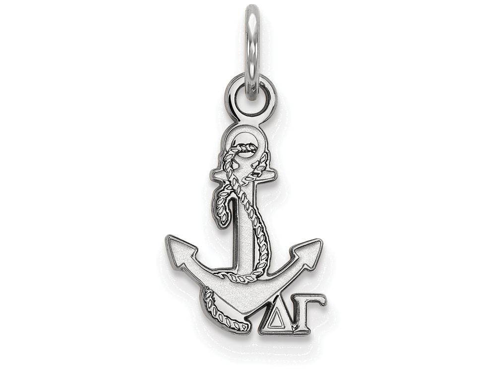 LogoArt Sterling Silver Delta Gamma Extra Small Pendant Necklace