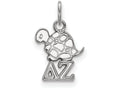 LogoArt Sterling Silver Delta Zeta Extra Small Pendant Necklace