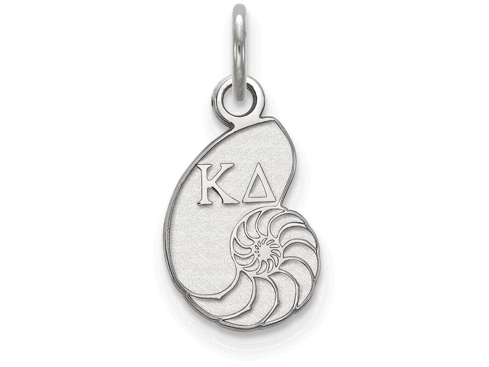 LogoArt Sterling Silver Kappa Delta Extra Small Pendant Necklace