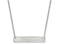 Logoart 925 Sterling Silver Miami University Bar Necklace