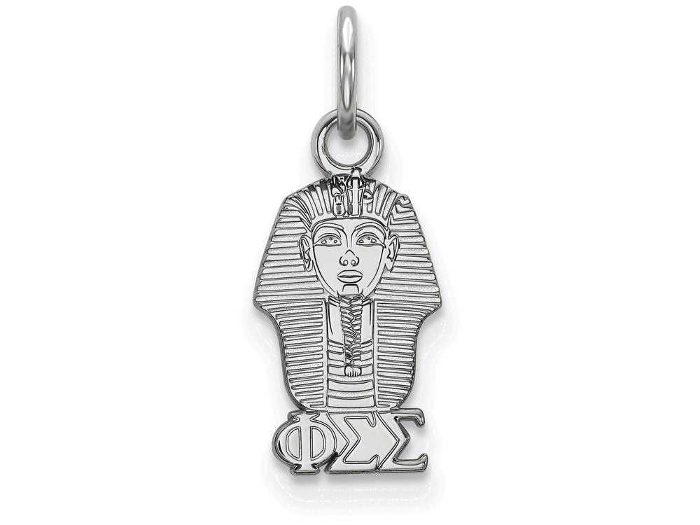 LogoArt Sterling Silver Phi Sigma Sigma Extra Small Pendant Necklace