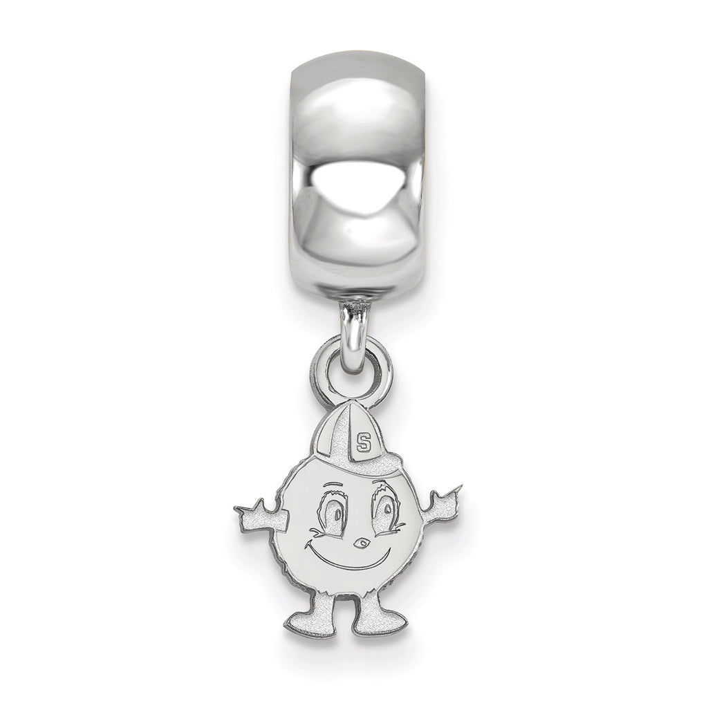 LogoArt Sterling Silver Syracuse University Bead Charm Charm Xs Dangle Bead Charm