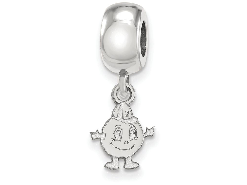 LogoArt Sterling Silver Syracuse University Bead Charm Charm Xs Dangle Bead Charm