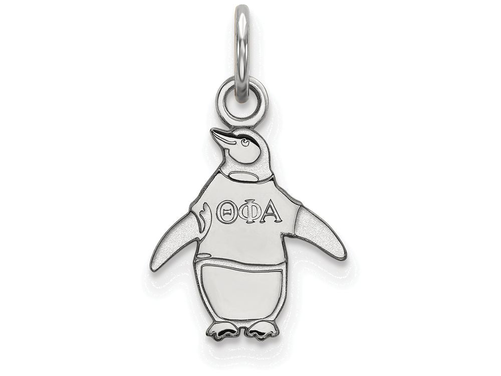 LogoArt Sterling Silver Theta Phi Alpha Extra Small Pendant Necklace