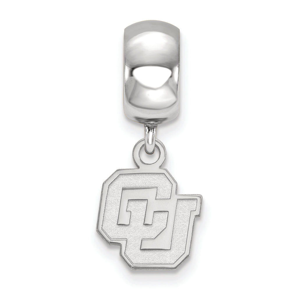 LogoArt Sterling Silver University Of Colorado Bead Charm Charm Xs Dangle Bead Charm