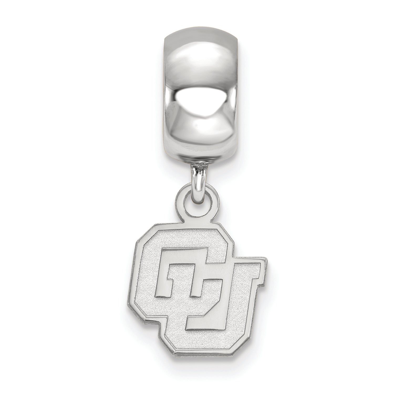 LogoArt Sterling Silver University Of Colorado Bead Charm Charm Xs Dangle Bead Charm