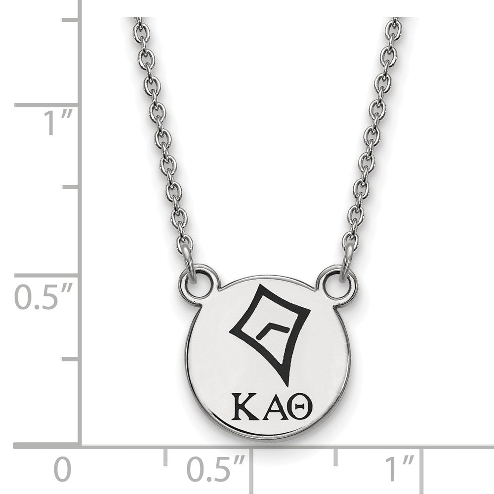 LogoArt Sterling Silver West Virginia University L Pendant Necklace In Circle