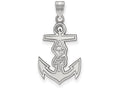 LogoArt Sterling Silver Alpha Sigma Tau Small Pendant Necklace